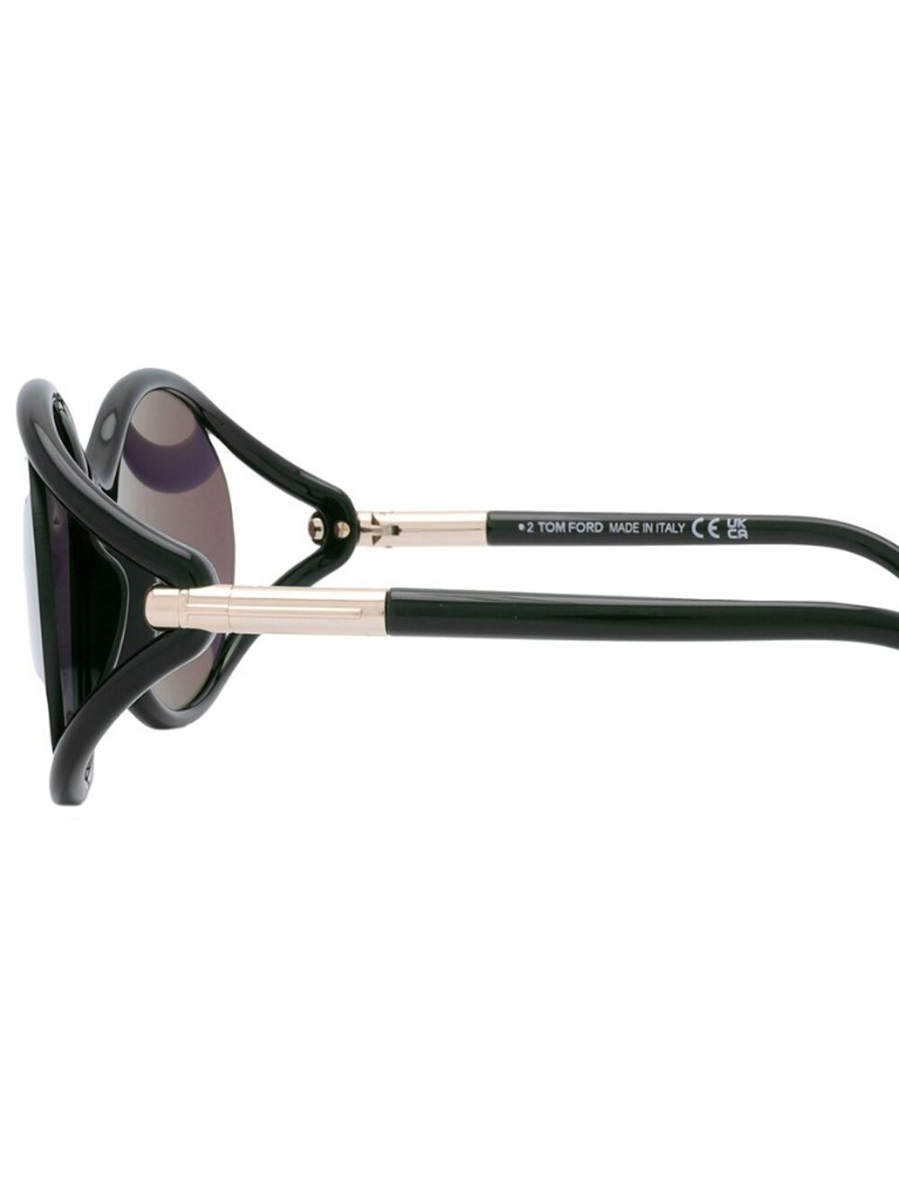 NEW TOM FORD MELODY TF1090 01A BLACK GREY AUTHENTIC SUNGLASSES - Picture 4 of 6